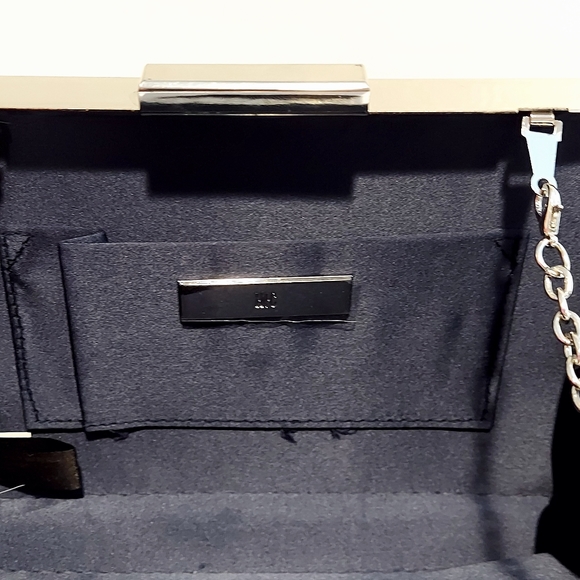 INC Nadia Celestial Clutch NavySilver Handbag SALE - Picture 9 of 12